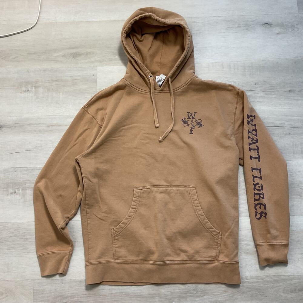 Independent Trading Wyatt Flores Mens Fleece Lined Pullover Hoodie Large SS4500P